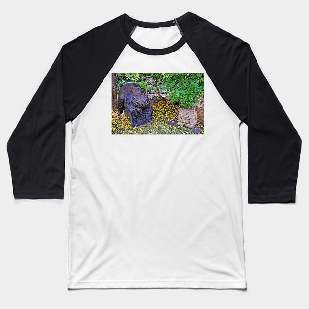 Santa Fe Sculpture Garden Study 7 Baseball T-Shirt by bobmeyers